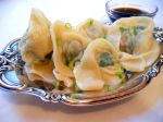 Dumplings with Pork and Turnip Greens